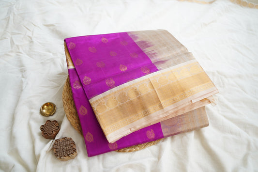 Kanchi Handloom Silk Cotton Saree PC15508