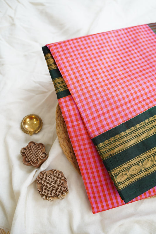 Kanchi Handloom Silk Cotton Saree PC15524