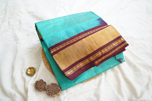 Kanchi Handloom Silk Cotton Saree PC15521