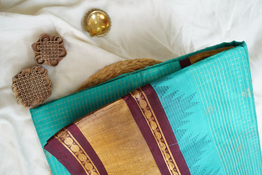 Kanchi Handloom Silk Cotton Saree PC15521