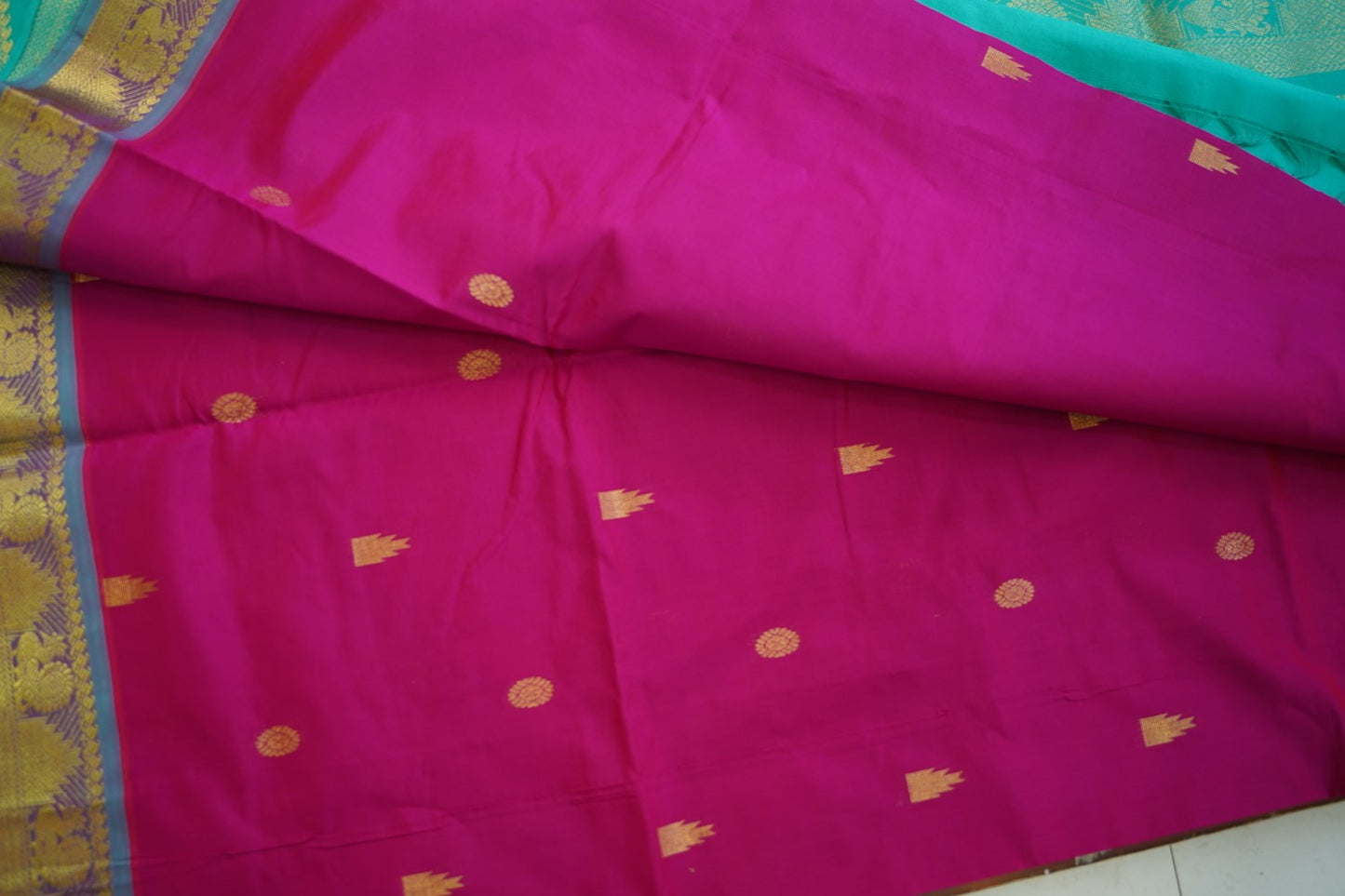 Kanchi Semi Silk Cotton Saree PC17565
