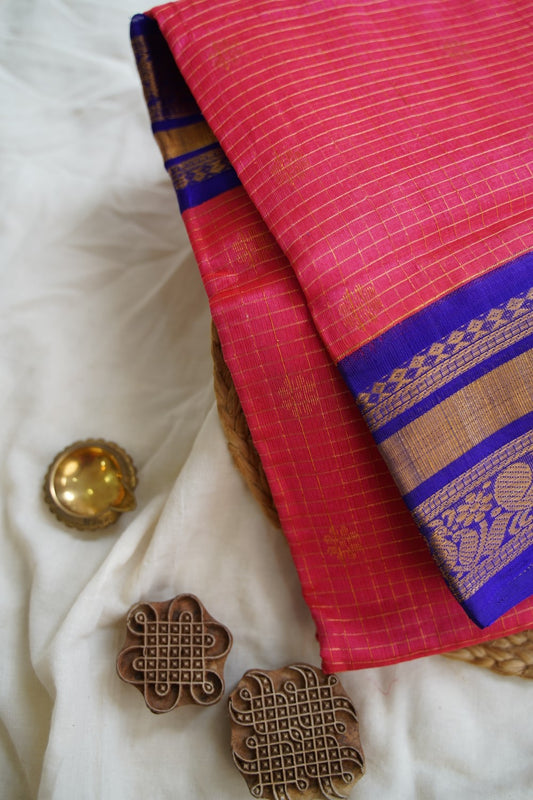 Kanchi Handloom Silk Cotton Saree PC15523