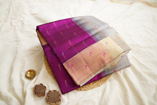 Kanchi Handloom Silk Cotton Saree PC15513