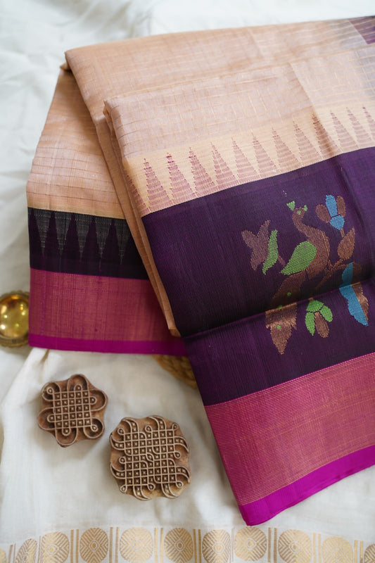 Kanchi Handloom Silk Cotton Saree PC15502