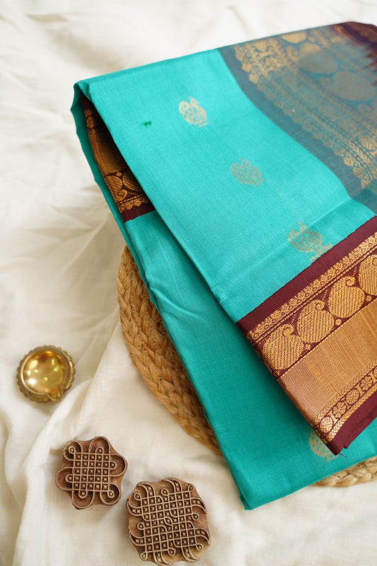 Kanchi Handloom Silk Cotton Saree PC15517