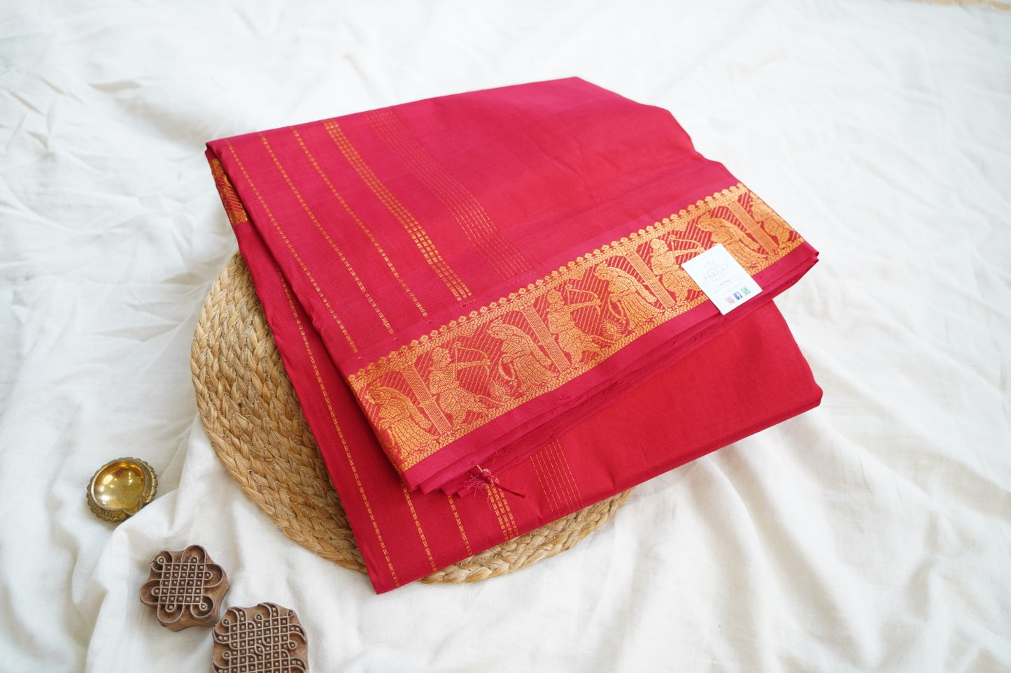 Kanchi Handloom Silk Cotton Saree PC15466
