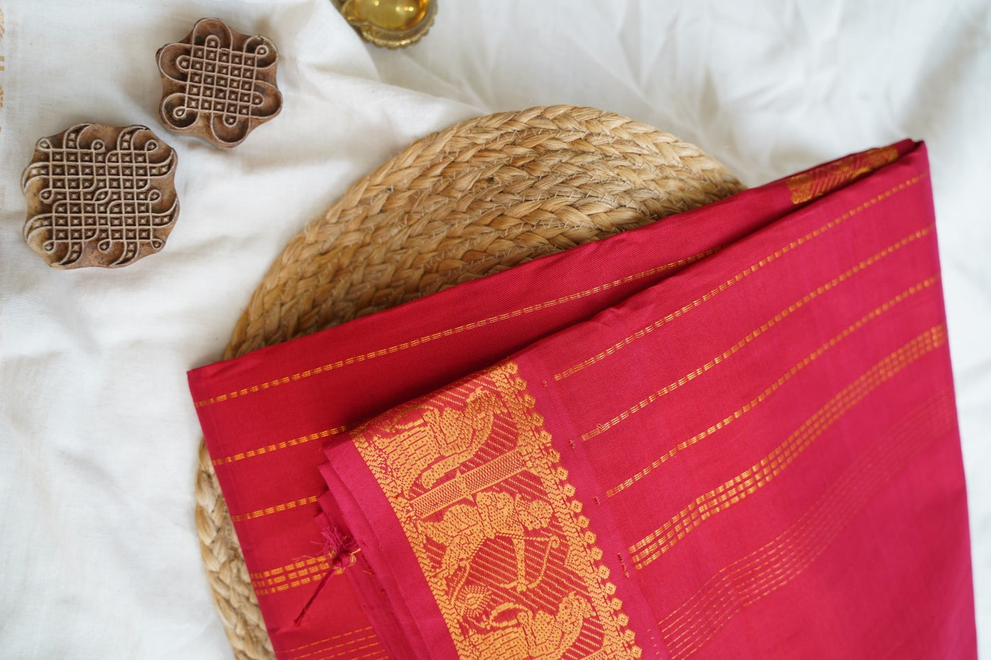 Kanchi Handloom Silk Cotton Saree PC15466