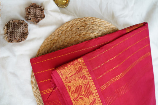 Kanchi Handloom Silk Cotton Saree PC15466