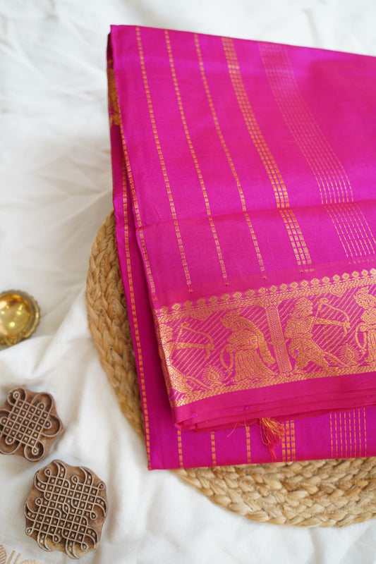 Kanchi Handloom Silk Cotton Saree PC15470