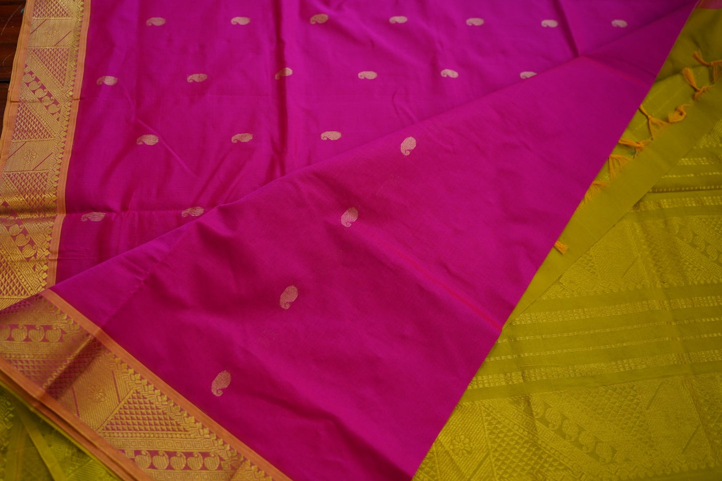 Kanchi Semi Silk Cotton Saree PC17564