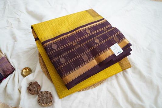 Kanchi Handloom Silk Cotton Saree PC15503