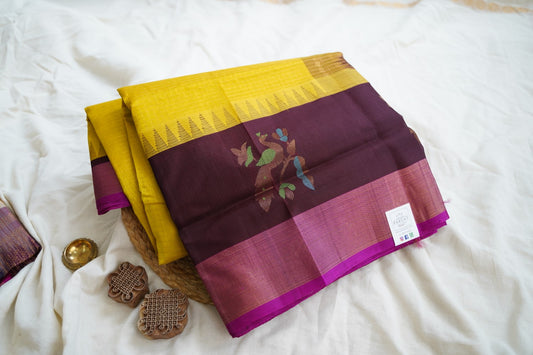 Kanchi Handloom Silk Cotton Saree PC15504
