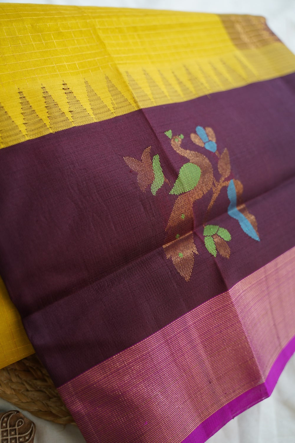 Kanchi Handloom Silk Cotton Saree PC15504