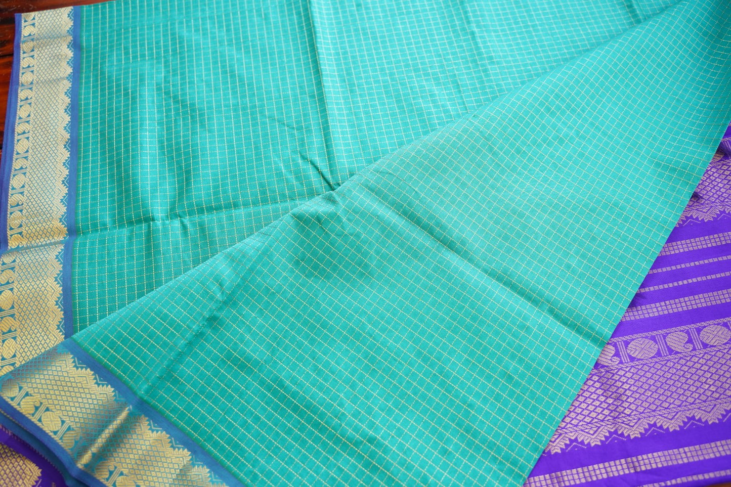 Kanchi Semi Silk Cotton Saree PC17589