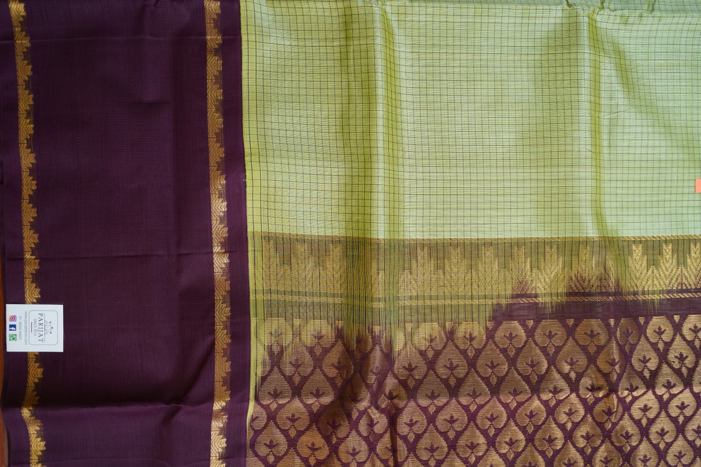 Kanchi Handloom Silk Cotton Saree PC15464