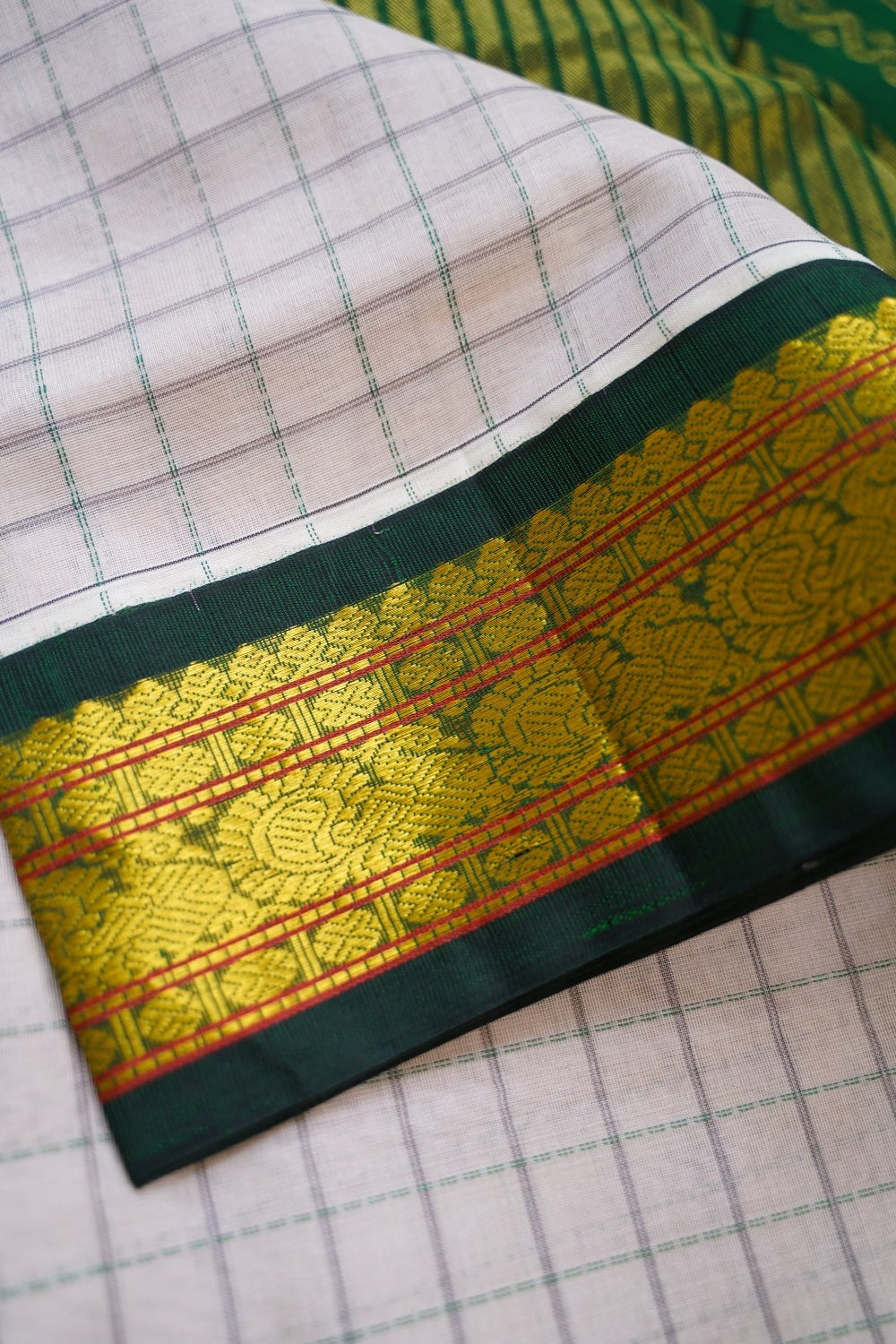 Kanchi Handloom Silk Cotton Saree PC15465
