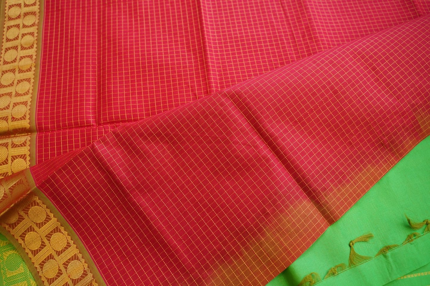 Kanchi Semi Silk Cotton Saree PC17587