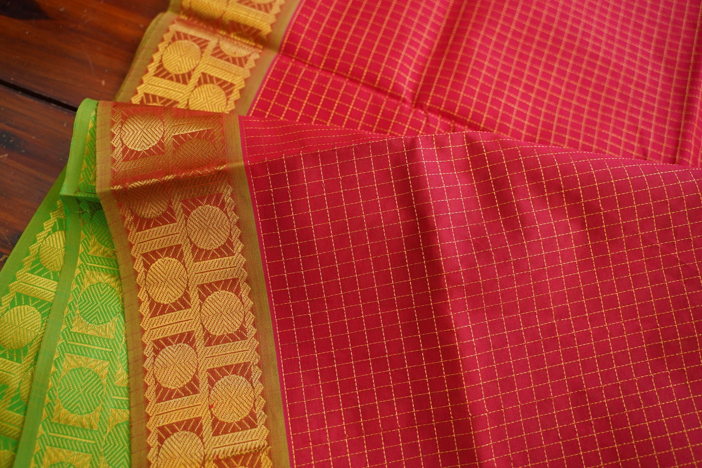 Kanchi Semi Silk Cotton Saree PC17587