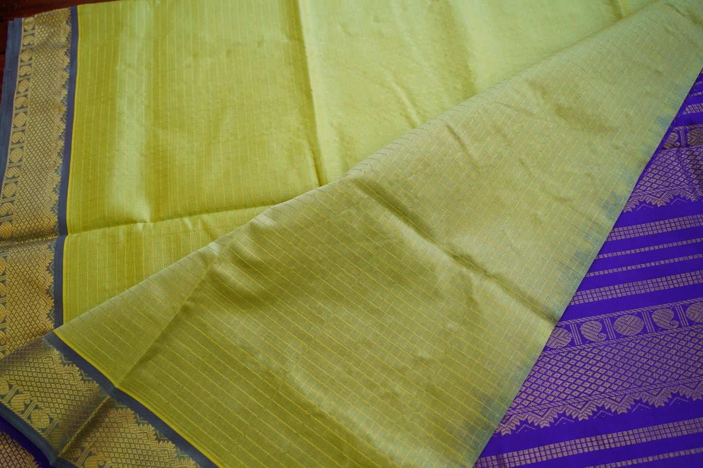 Kanchi Semi Silk Cotton Saree PC17585