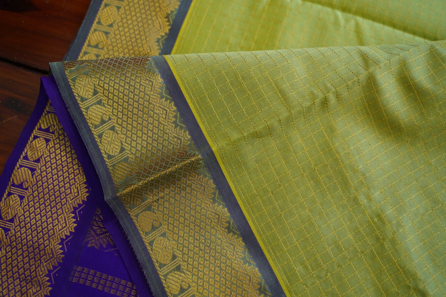 Kanchi Semi Silk Cotton Saree PC17585