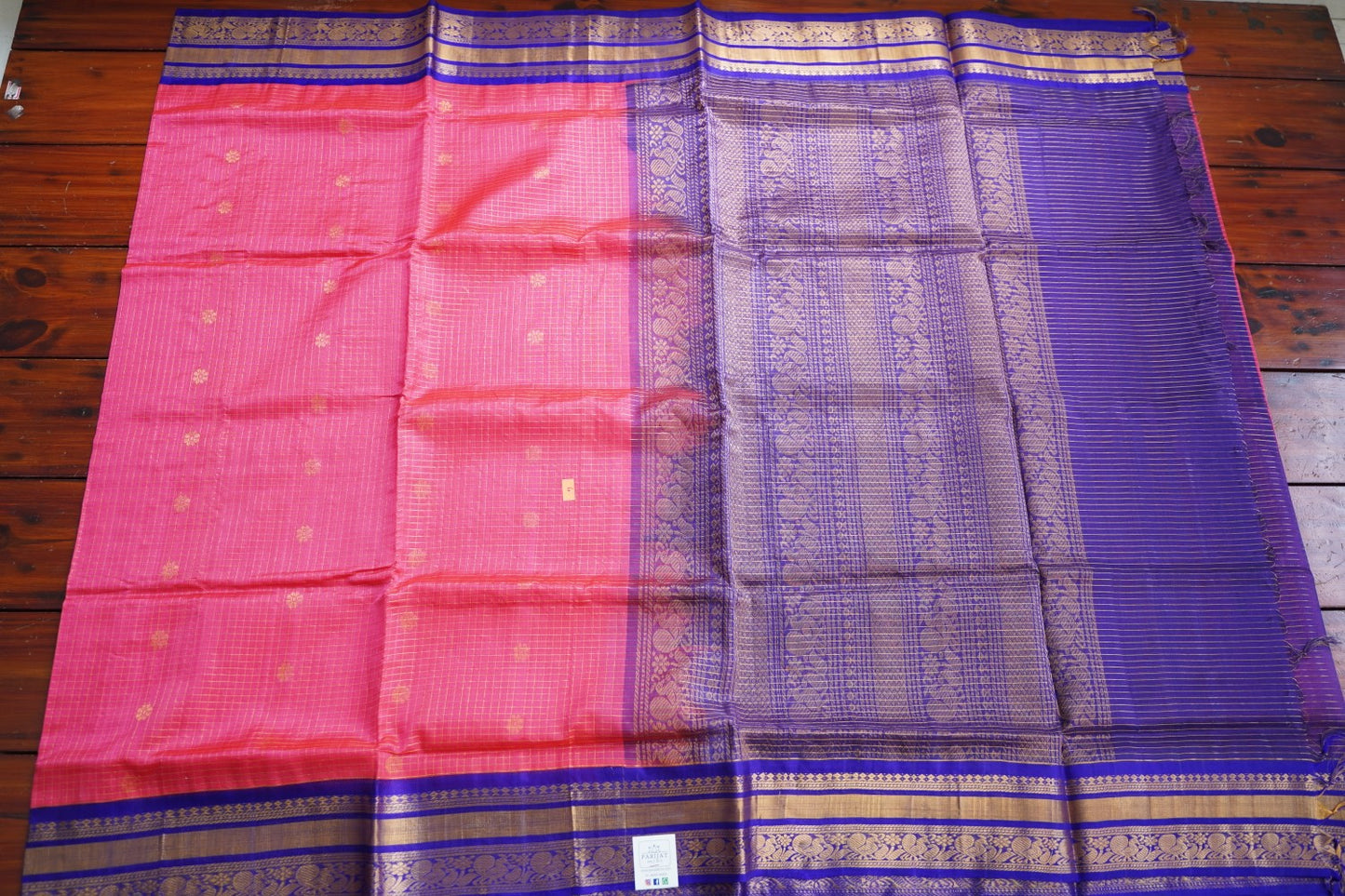 Kanchi Handloom Silk Cotton Saree PC15523