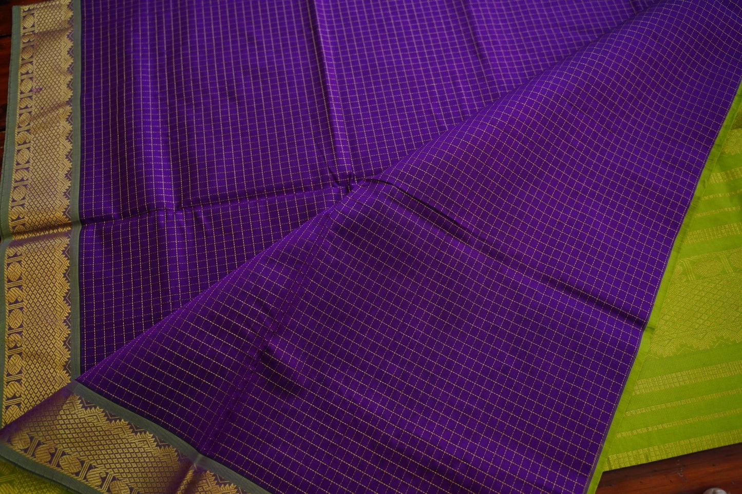 Kanchi Semi Silk Cotton Saree PC17590