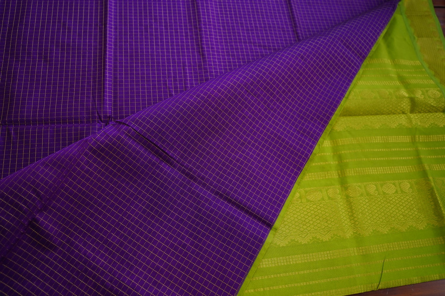 Kanchi Semi Silk Cotton Saree PC17590