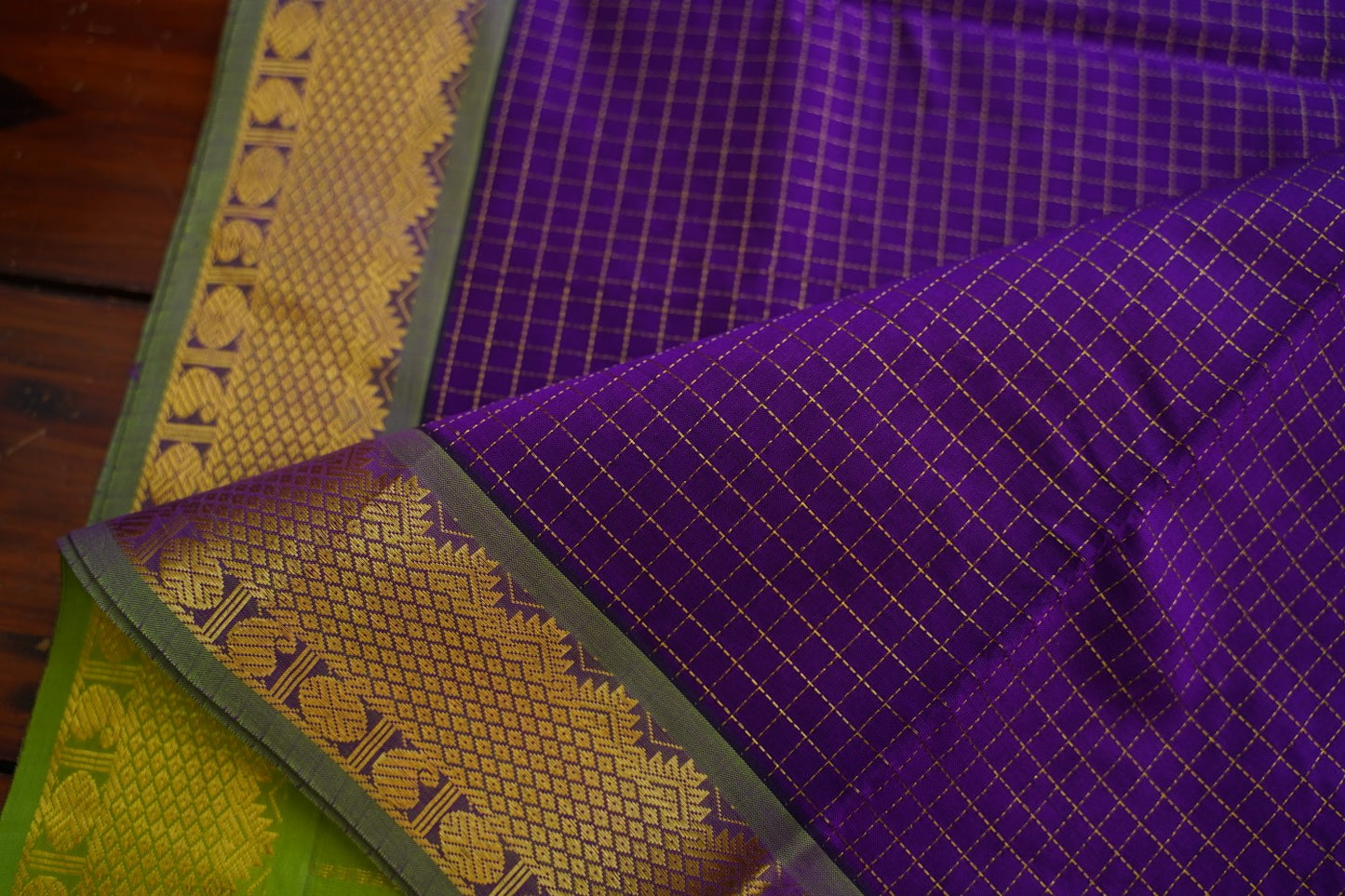 Kanchi Semi Silk Cotton Saree PC17590