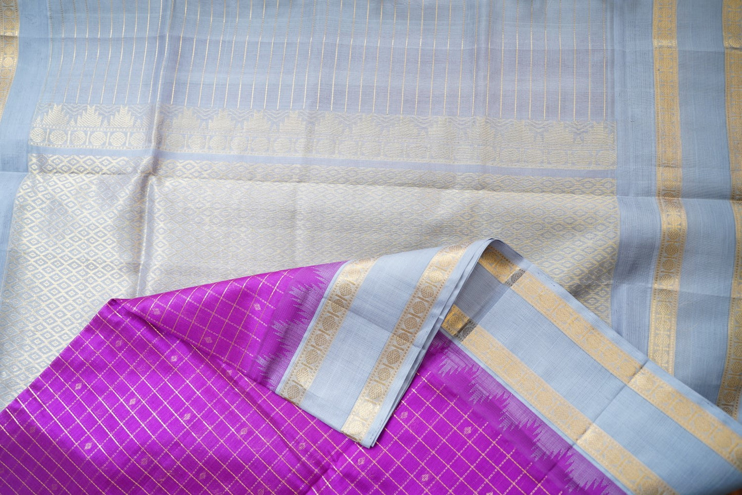 Kanchi Handloom Silk Cotton Saree PC15527