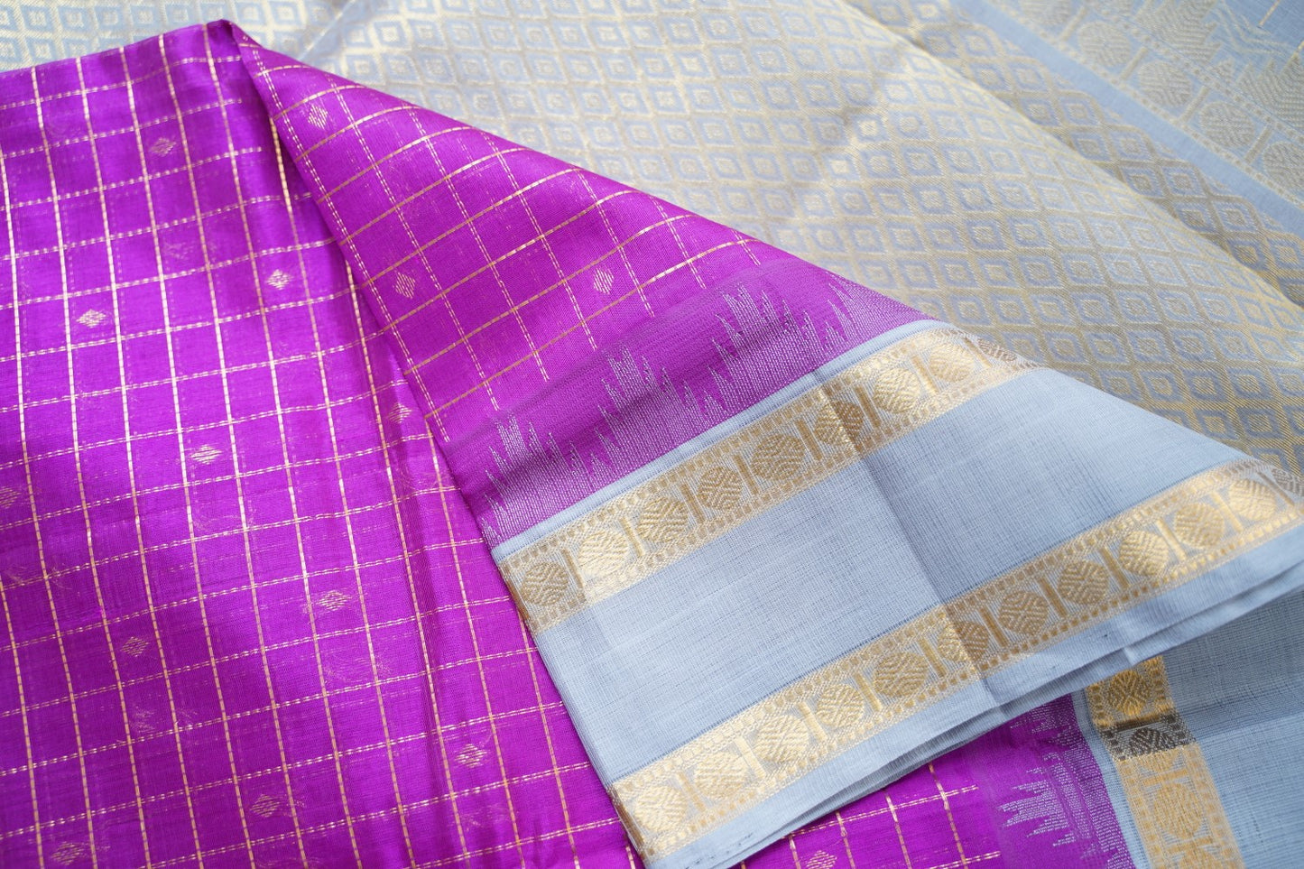 Kanchi Handloom Silk Cotton Saree PC15527