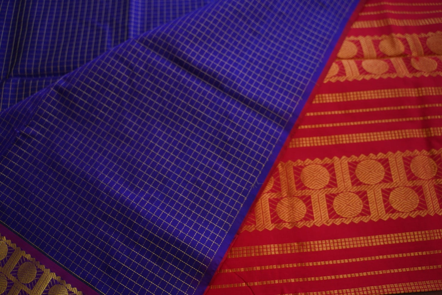 Kanchi Semi Silk Cotton Saree PC17591