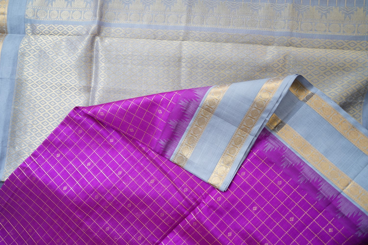 Kanchi Handloom Silk Cotton Saree PC15527