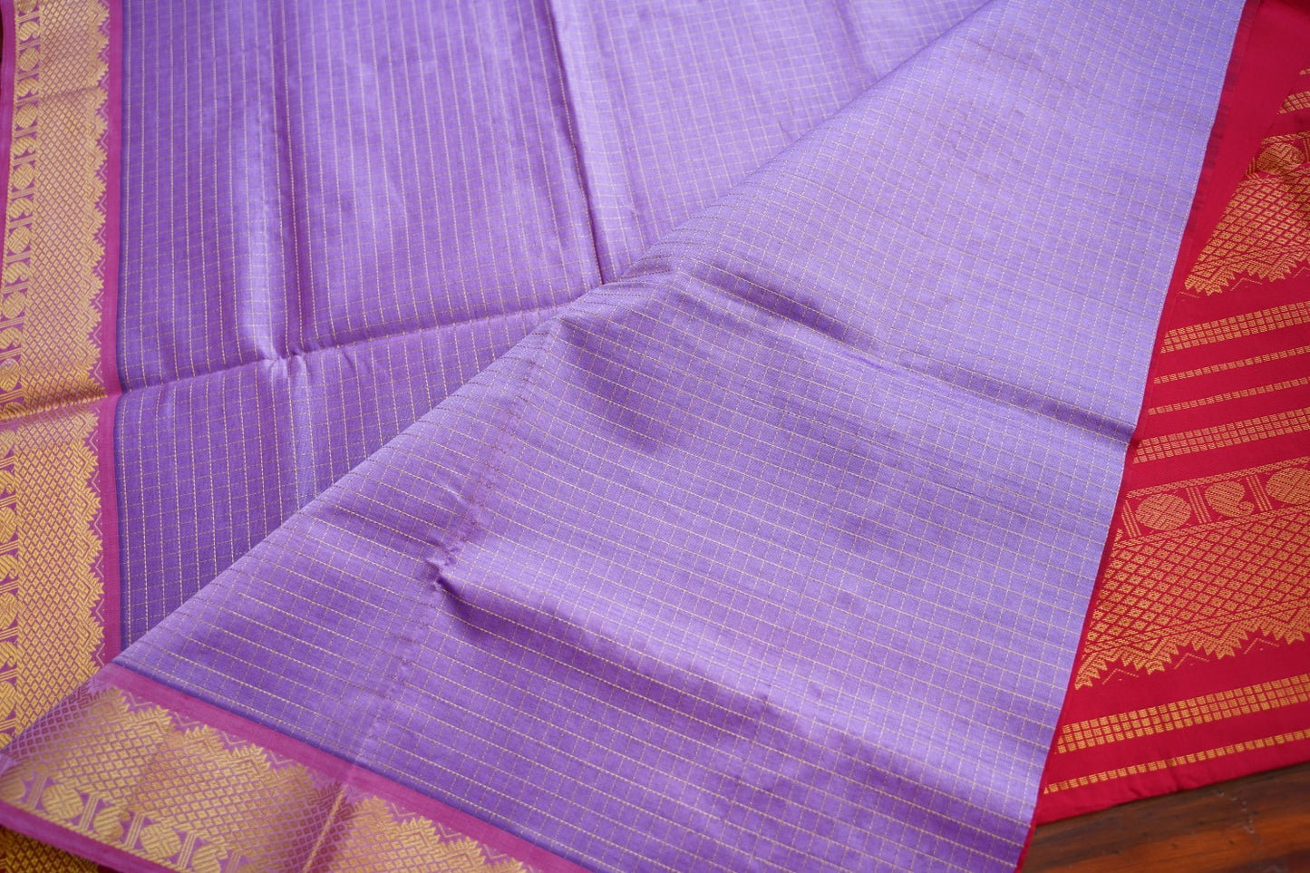 Kanchi Semi Silk Cotton Saree PC17592