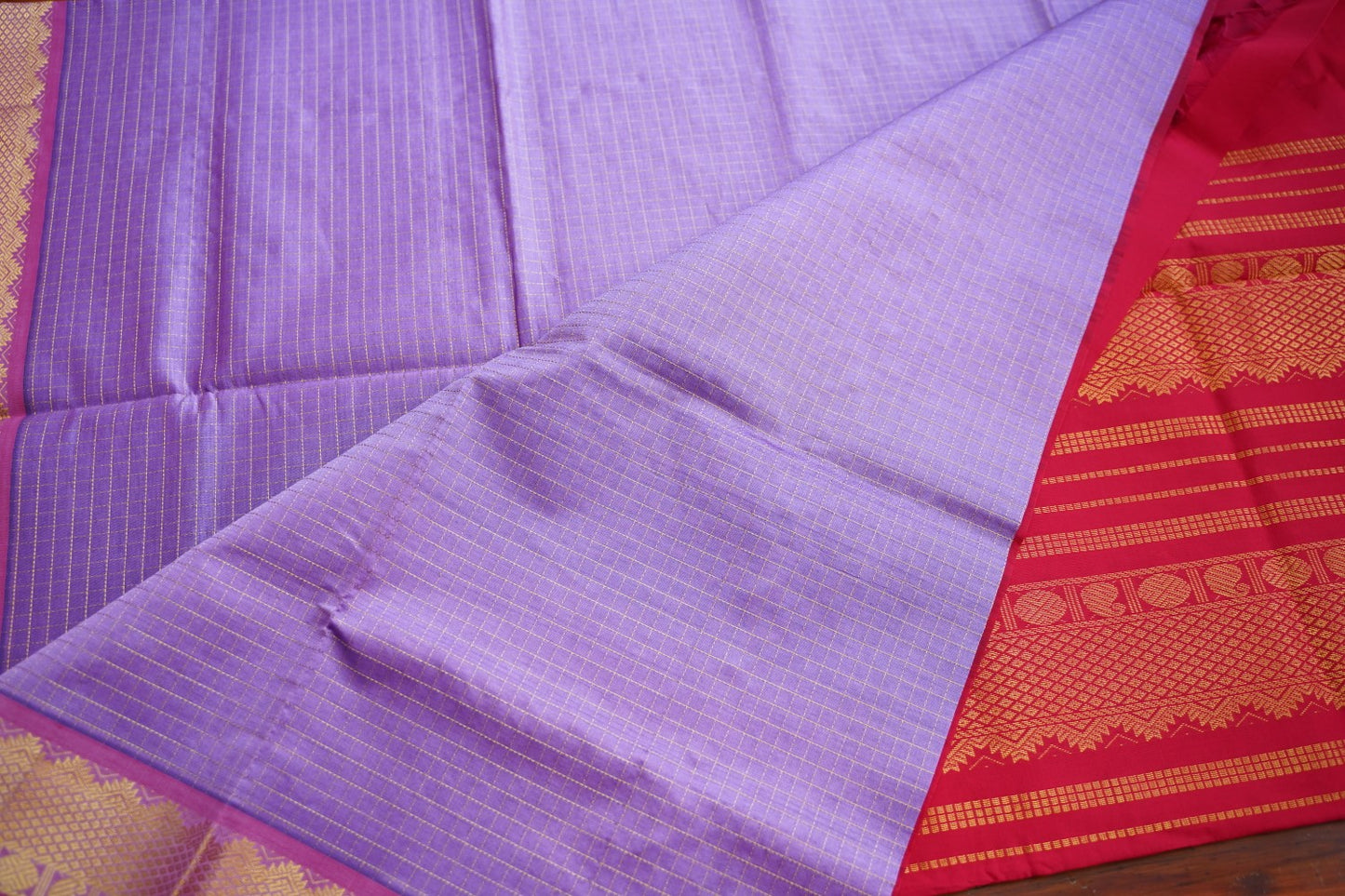 Kanchi Semi Silk Cotton Saree PC17592