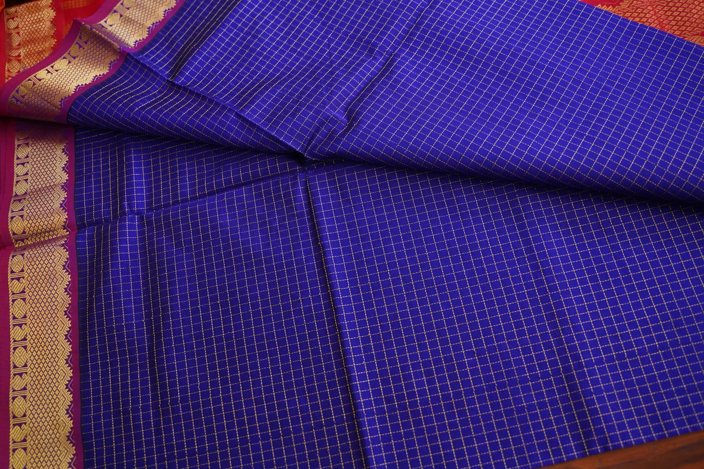 Kanchi Semi Silk Cotton Saree PC17593