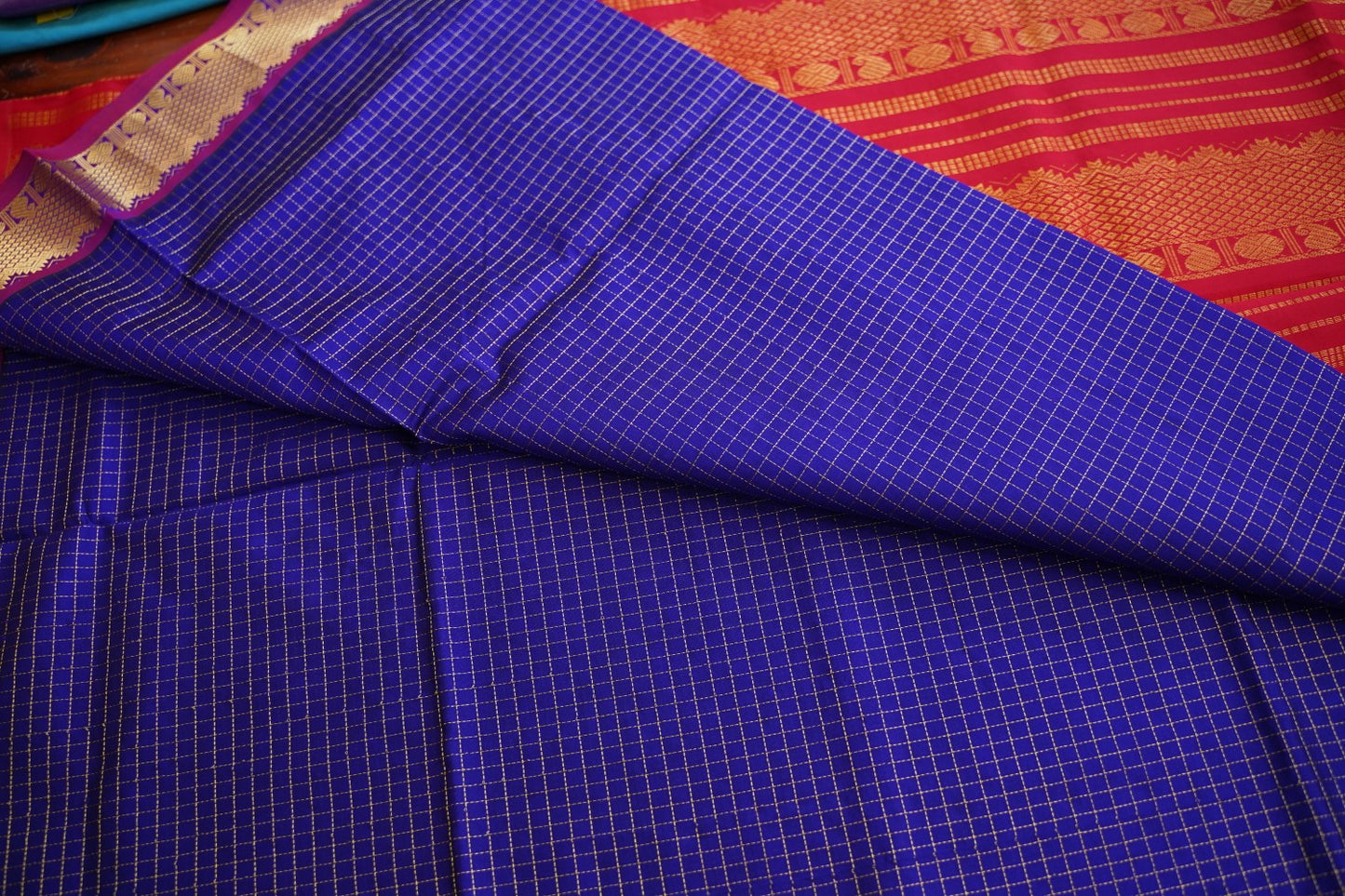 Kanchi Semi Silk Cotton Saree PC17593
