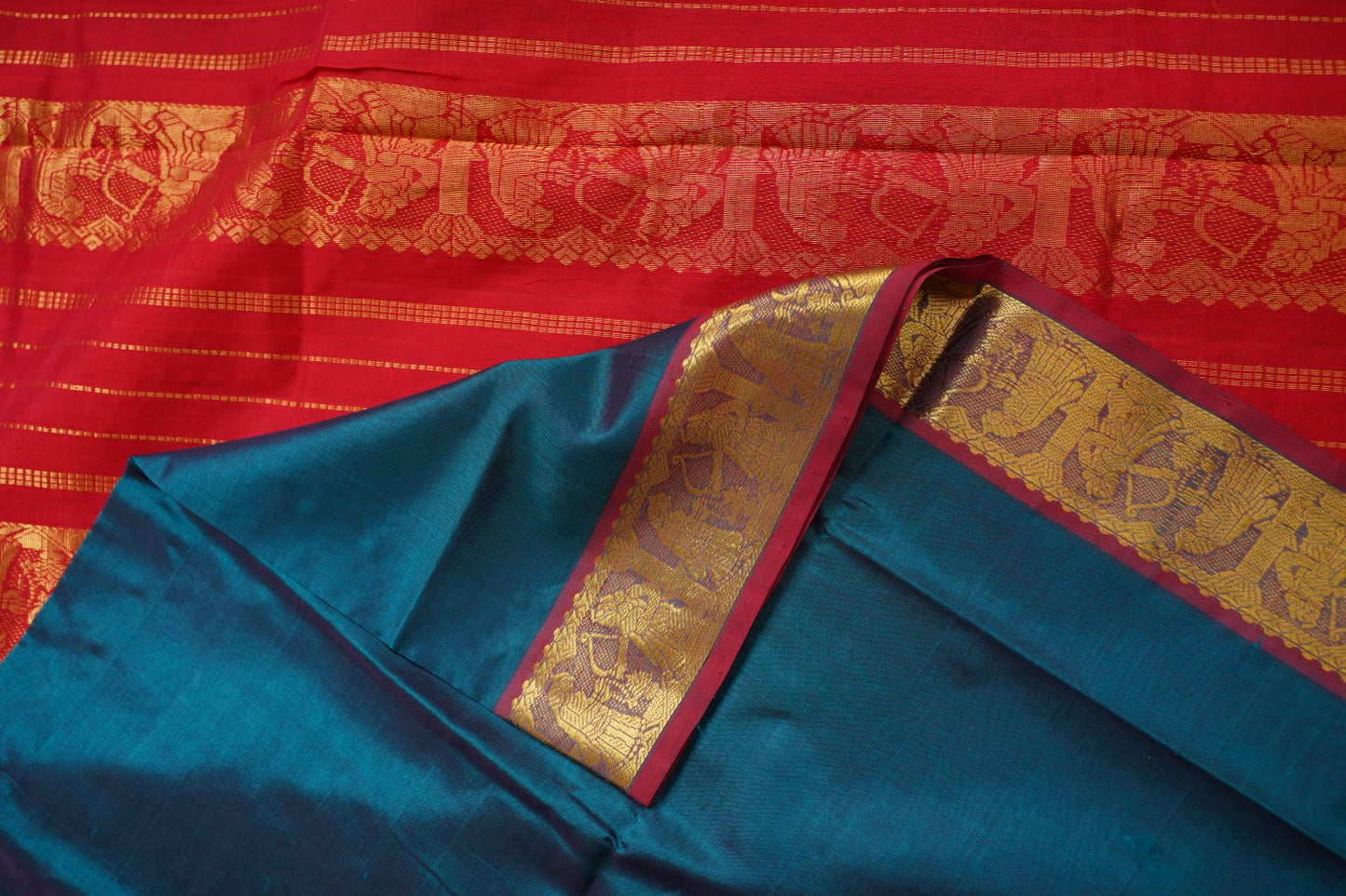 Kanchi Handloom Silk Cotton Saree PC15528