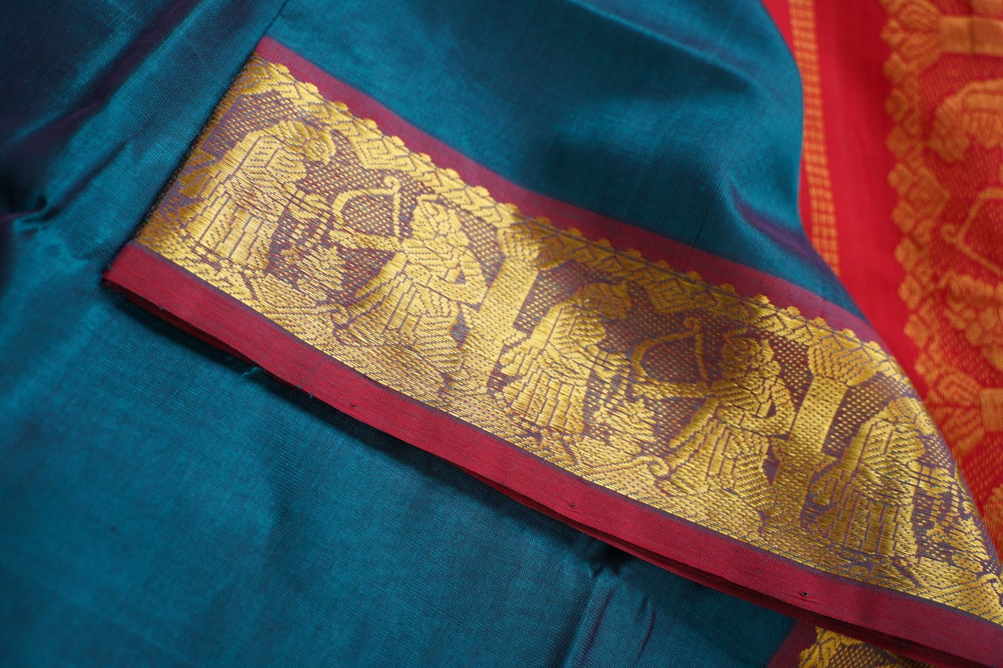 Kanchi Handloom Silk Cotton Saree PC15528
