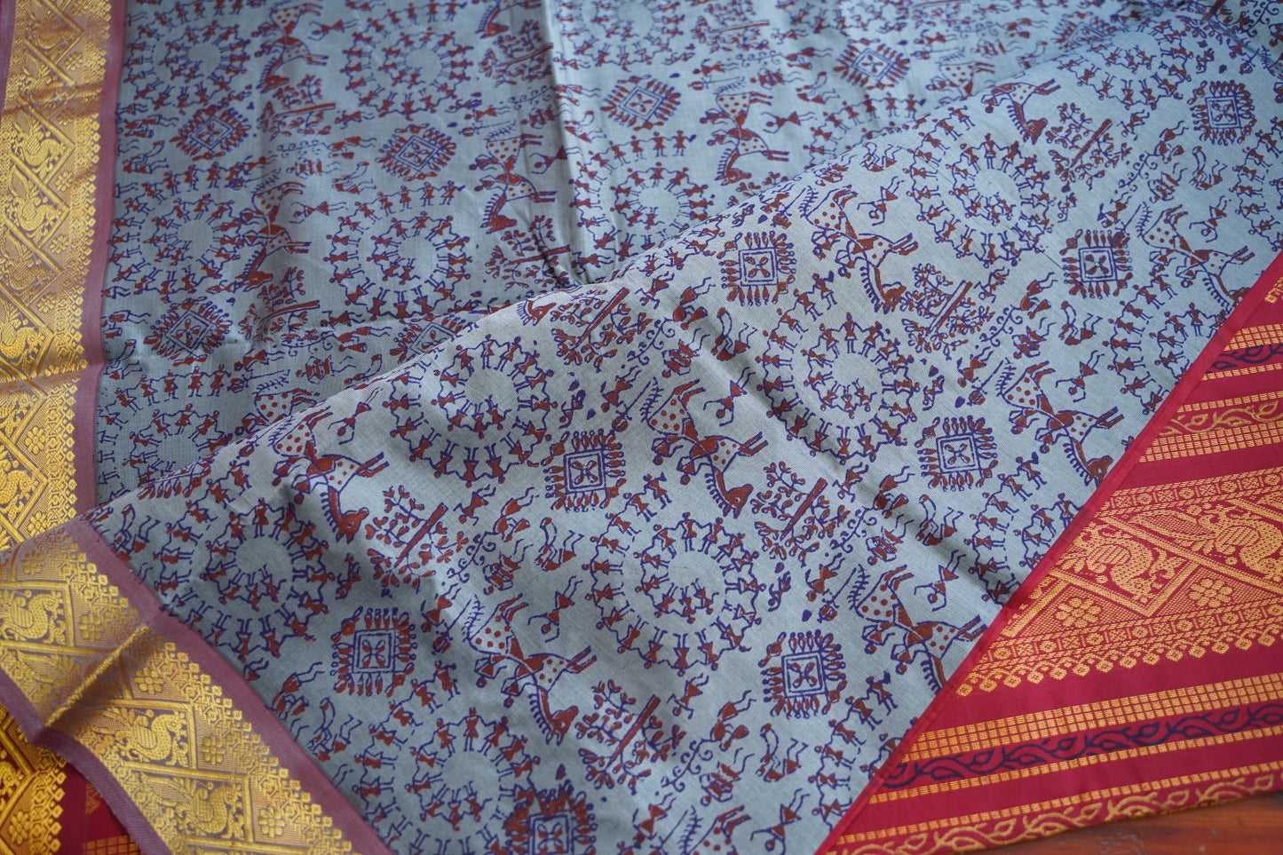 Kanchi Semi Silk Cotton Saree PC17572