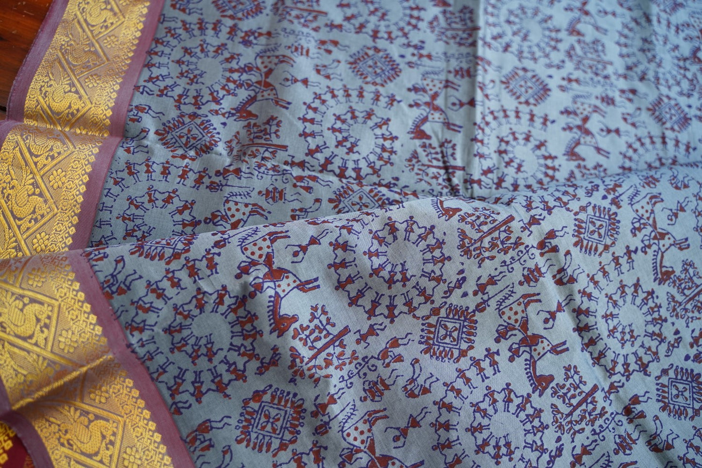 Kanchi Semi Silk Cotton Saree PC17572