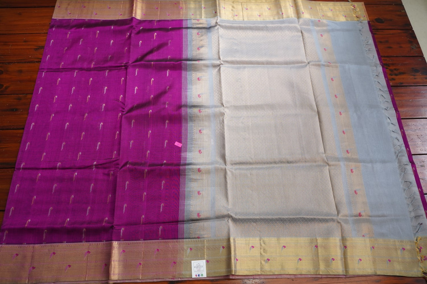 Kanchi Handloom Silk Cotton Saree PC15513