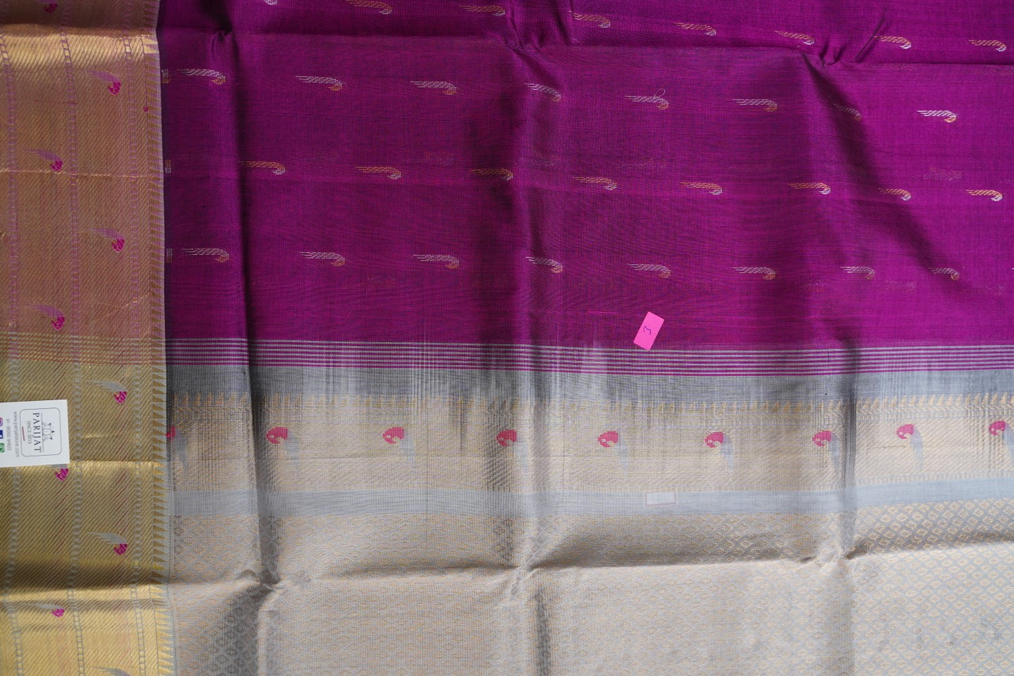 Kanchi Handloom Silk Cotton Saree PC15513