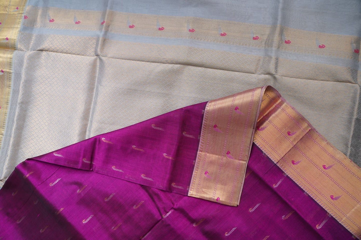 Kanchi Handloom Silk Cotton Saree PC15513