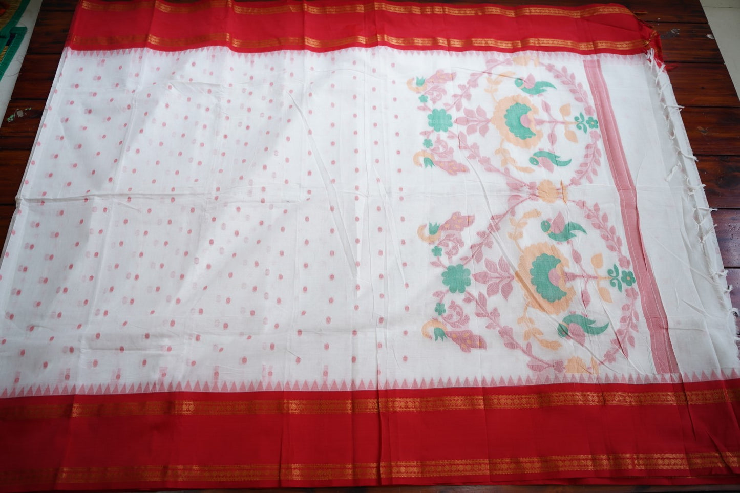 Kanchi handloom Cotton  Saree PC13401