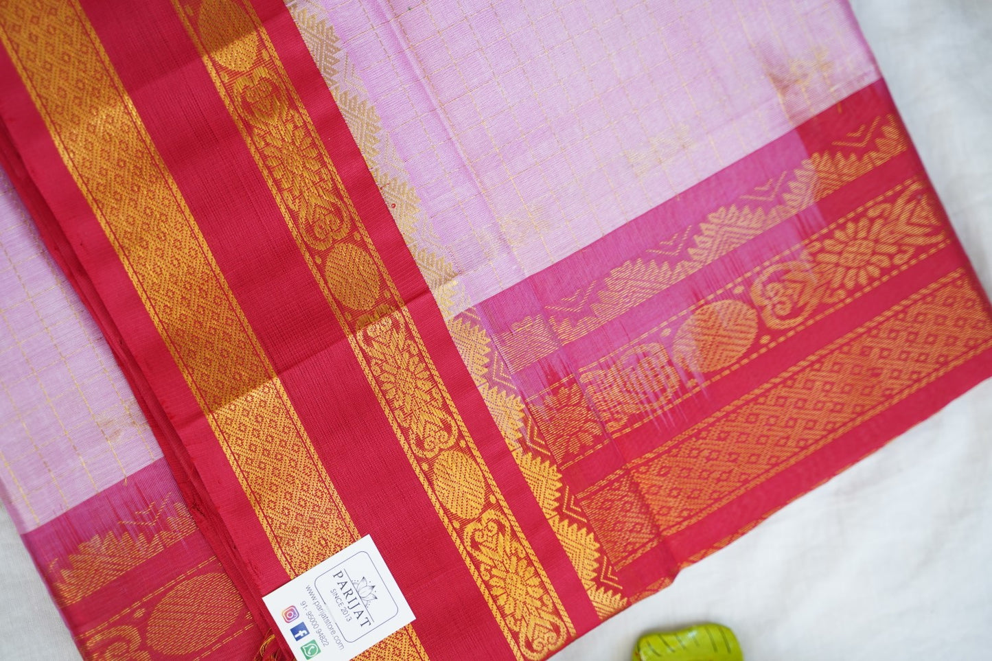 Kanchi Handloom Silk Cotton Saree PC16761