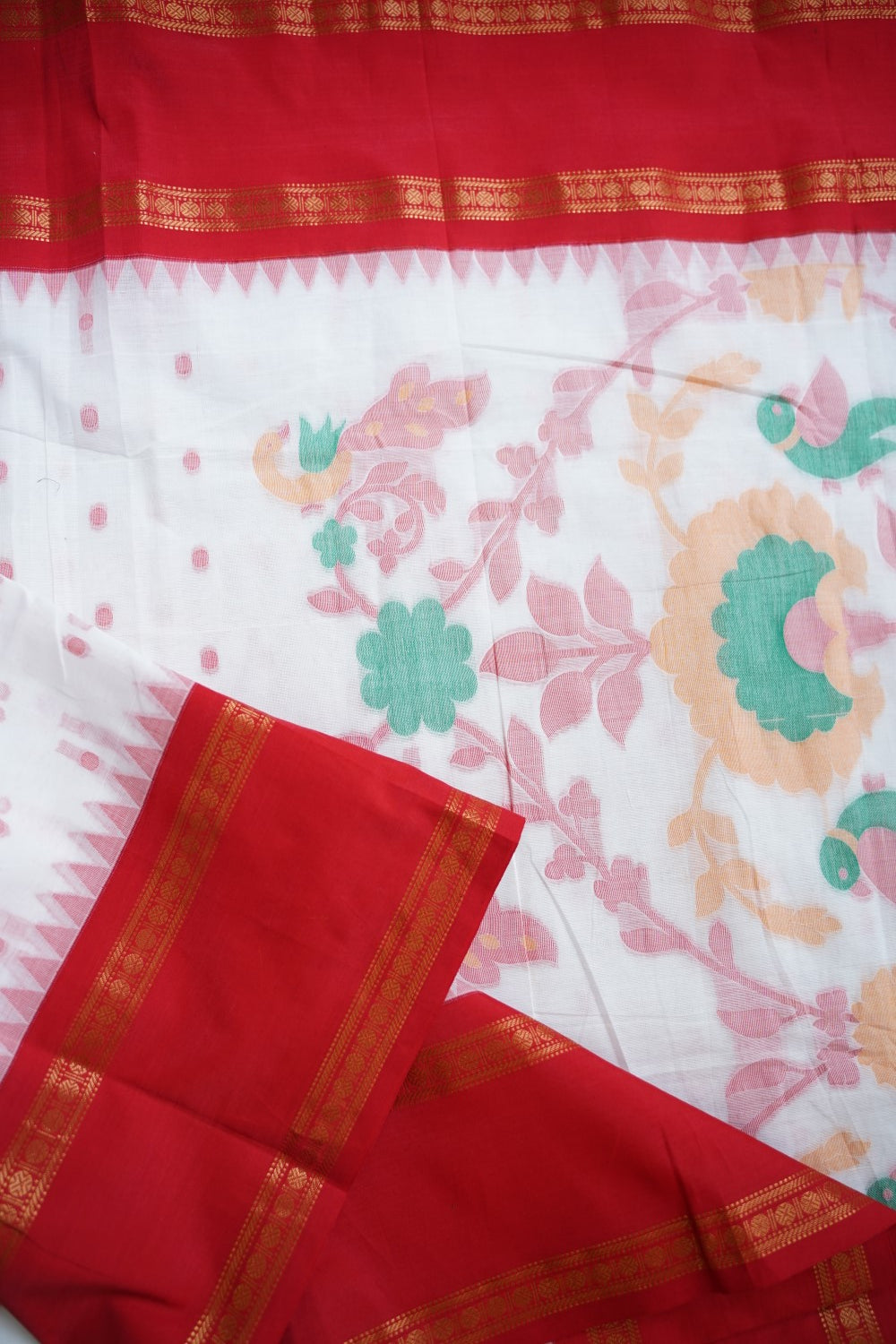 Kanchi handloom Cotton  Saree PC13401