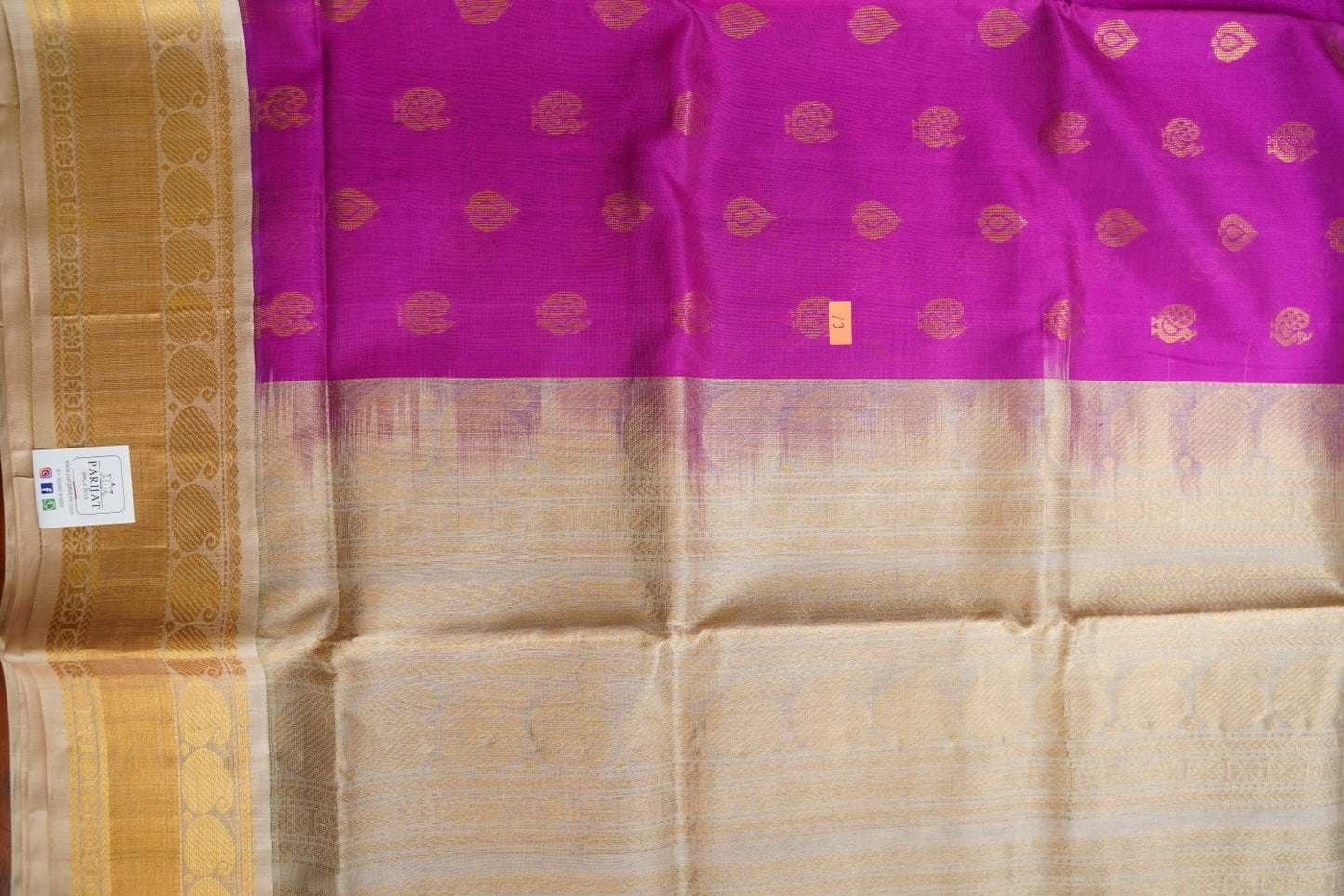 Kanchi Handloom Silk Cotton Saree PC15508