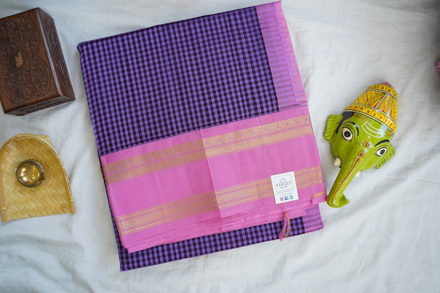 Kanchi Handloom Silk Cotton Saree PC16756