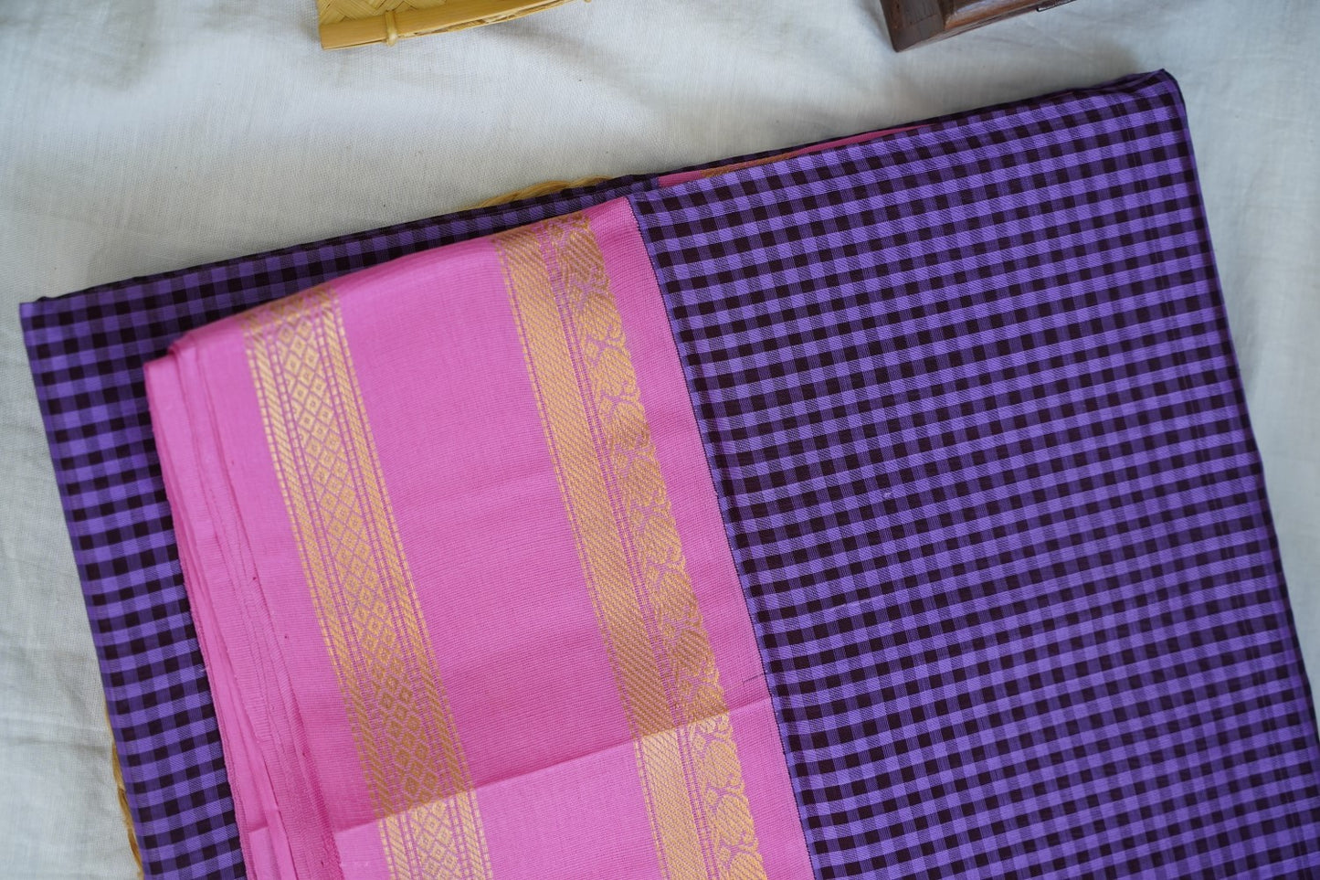 Kanchi Handloom Silk Cotton Saree PC16756