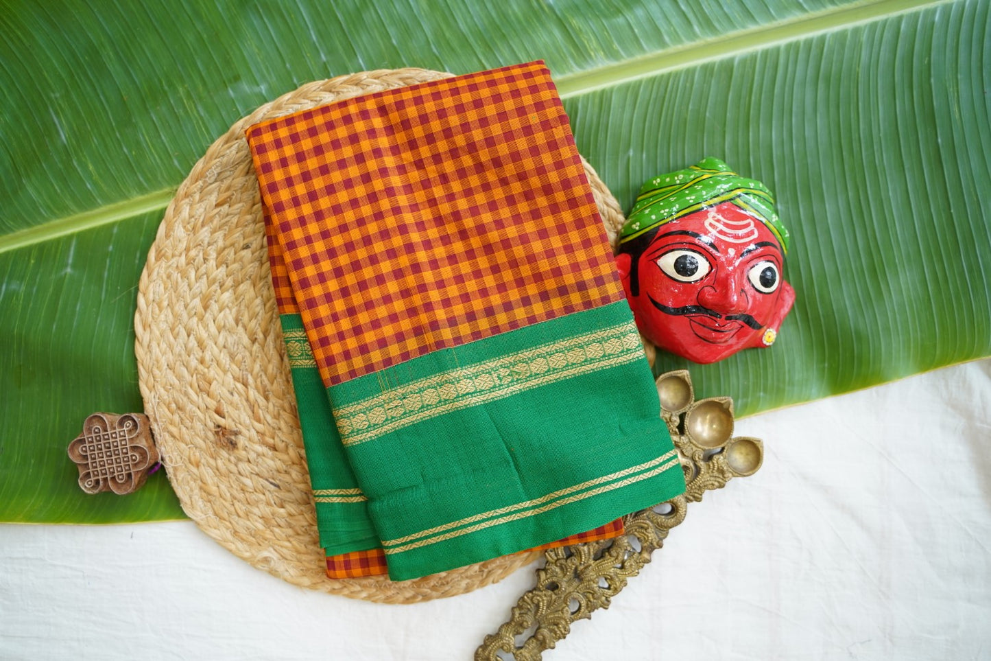 Chettinad handloom Cotton Saree PC17600